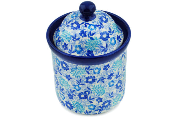 Your Hearts Delight Blue Floral Small Crock