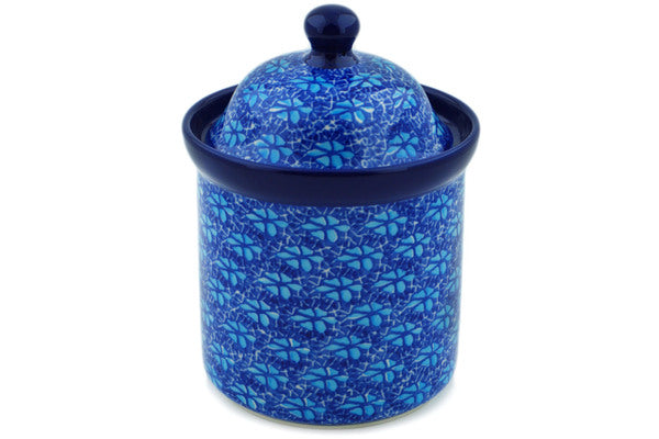 Your Hearts Delight Blue Floral Small Crock