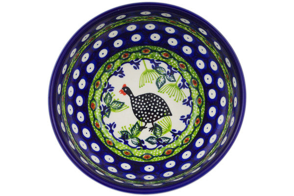 Bowl 6" Fowl In The Florals Theme UNIKAT