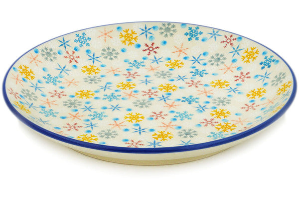 Dinner Plate 10½-inch Vintage Snow Fall Theme UNIKAT