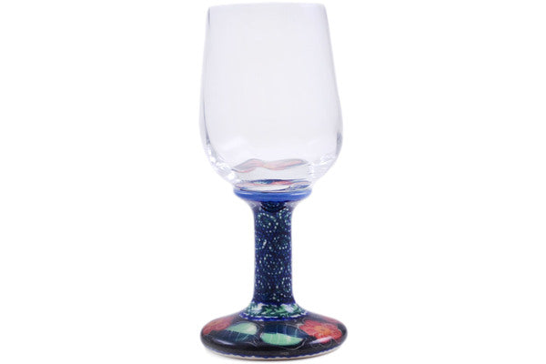 Wine Glass 11 oz Flower Grove Theme UNIKAT