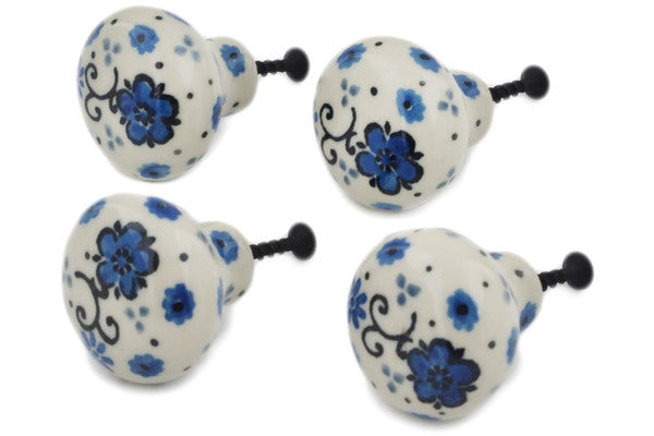Set of 4 Drawer Pull Knobs 1-1/2 inch Dance With Joy Theme