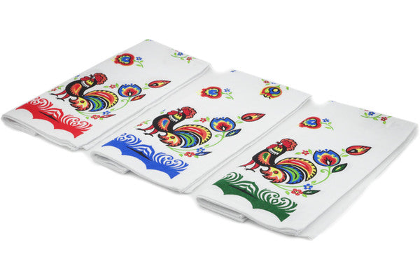 towel kitchen set of 3 24" Rooster Dance Mix Theme