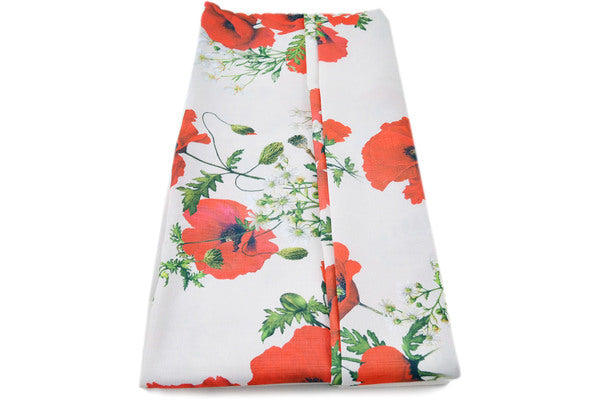 Table Cloth 118" Poppies Theme
