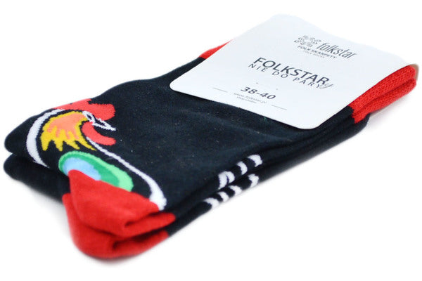 Socks Size 7-9 12" Rooster Theme