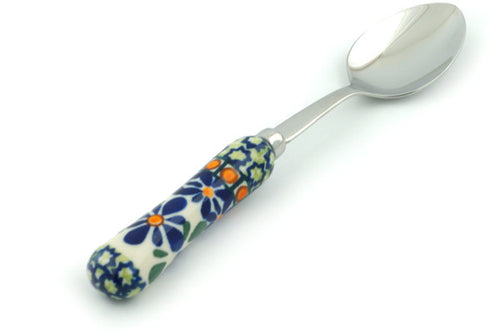 Stainless Steel Spoon 6" Gingham Flowers Theme