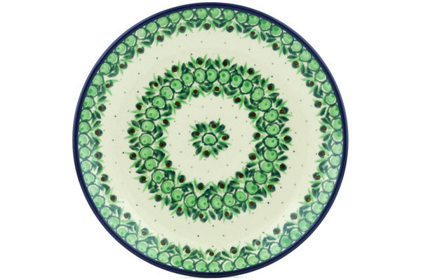 Dessert Plate 8" Sweet Pea Theme UNIKAT
