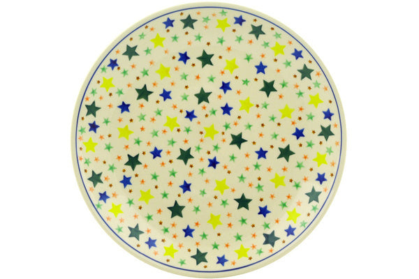 Dinner Plate 10½-inch Confetti Stars Theme