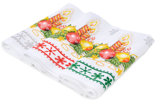 towel kitchen set of 3 24" Twinkling Holiday Radiance Theme