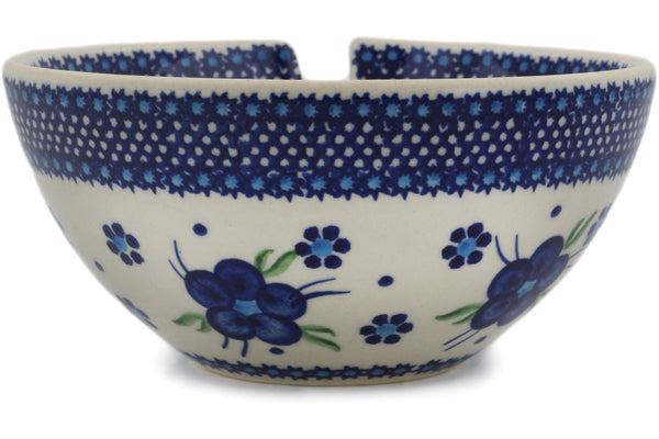 Yarn Bowl 6" Bleu-Belle Fleur Theme