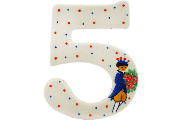 House Number FIVE (Five) 4-inch Charming Prince Theme UNIKAT