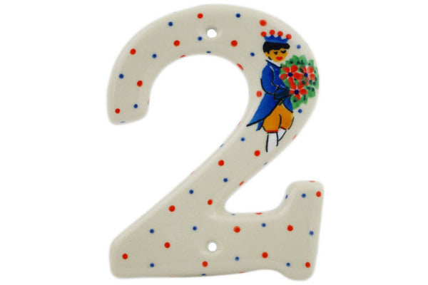 House Number TWO (2) 4-inch Charming Prince Theme UNIKAT