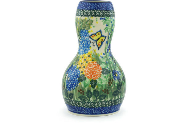 Vase 7" Spring Garden Theme UNIKAT